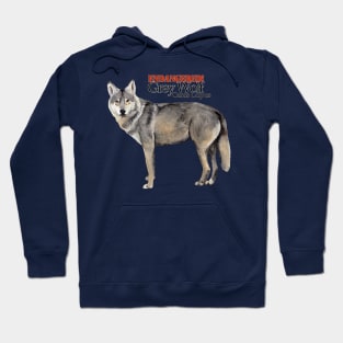 Endangered Grey Wolf Hoodie